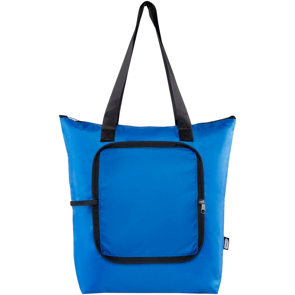 Borsa termica pieghevole da 15 litri in PET riciclato EcoFold personalizzato con logo - Pubblienne