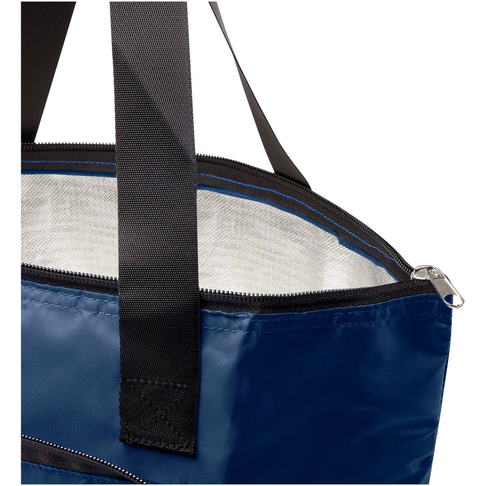 Borsa termica pieghevole da 15 litri in PET riciclato EcoFold personalizzato con logo - Pubblienne