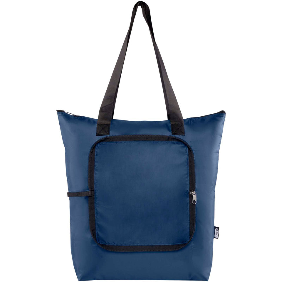 Borsa termica pieghevole da 15 litri in PET riciclato EcoFold personalizzato con logo - Pubblienne