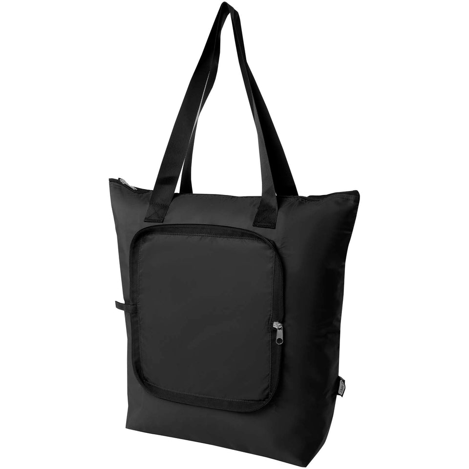 Borsa termica pieghevole da 15 litri in PET riciclato EcoFold personalizzato con logo - Pubblienne