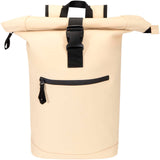 Zaino roll-top per portatile da 15" in materiale riciclato certificato GRS da 18 litri Resi Plus personalizzato con logo - Pubblienne