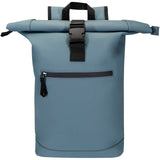 Zaino roll-top per portatile da 15" in materiale riciclato certificato GRS da 18 litri Resi Plus personalizzato con logo - Pubblienne