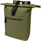Zaino roll-top per portatile da 15" in materiale riciclato certificato GRS da 18 litri Resi Plus personalizzato con logo - Pubblienne
