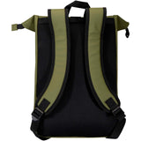 Zaino roll-top per portatile da 15" in materiale riciclato certificato GRS da 18 litri Resi Plus personalizzato con logo - Pubblienne