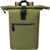 Zaino roll-top per portatile da 15" in materiale riciclato certificato GRS da 18 litri Resi Plus personalizzato con logo - Pubblienne