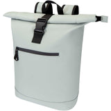 Zaino roll-top per portatile da 15" in materiale riciclato certificato GRS da 18 litri Resi Plus personalizzato con logo - Pubblienne
