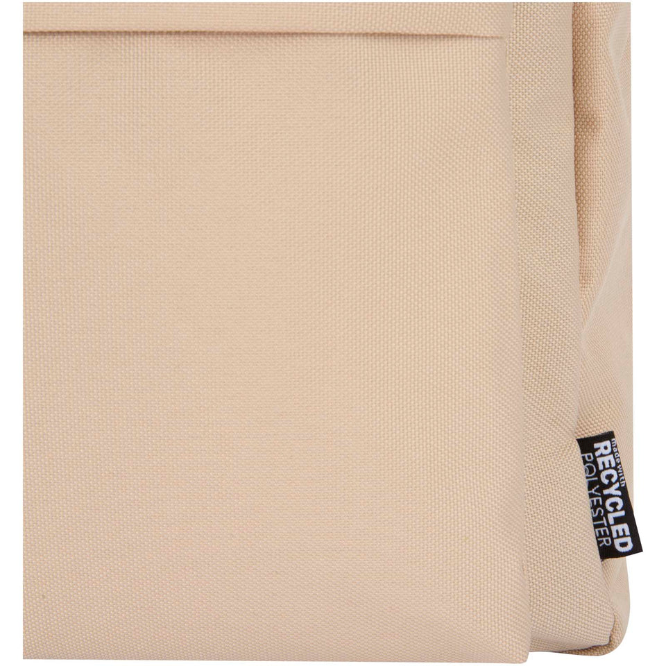 Zaino per portatile da 14" in materiale riciclato certificato GRS da 16 litri Byron personalizzato con logo - Pubblienne