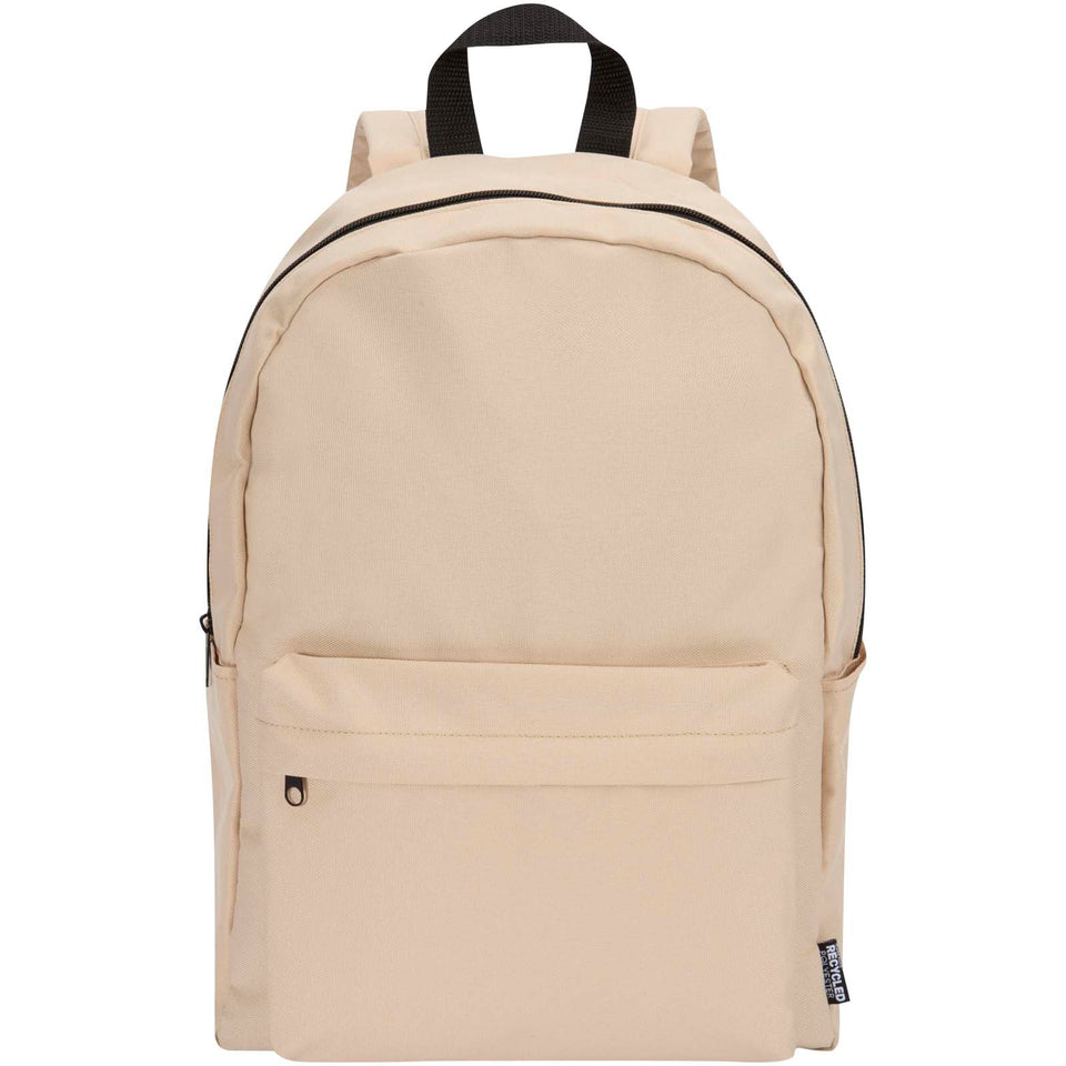 Zaino per portatile da 14" in materiale riciclato certificato GRS da 16 litri Byron personalizzato con logo - Pubblienne