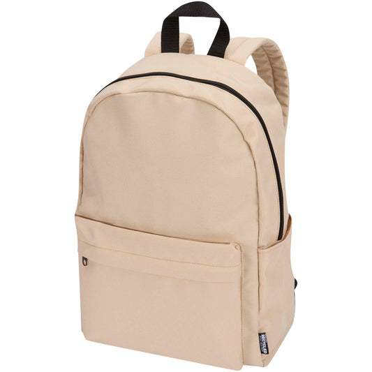 Zaino per portatile da 14" in materiale riciclato certificato GRS da 16 litri Byron personalizzato con logo - Pubblienne