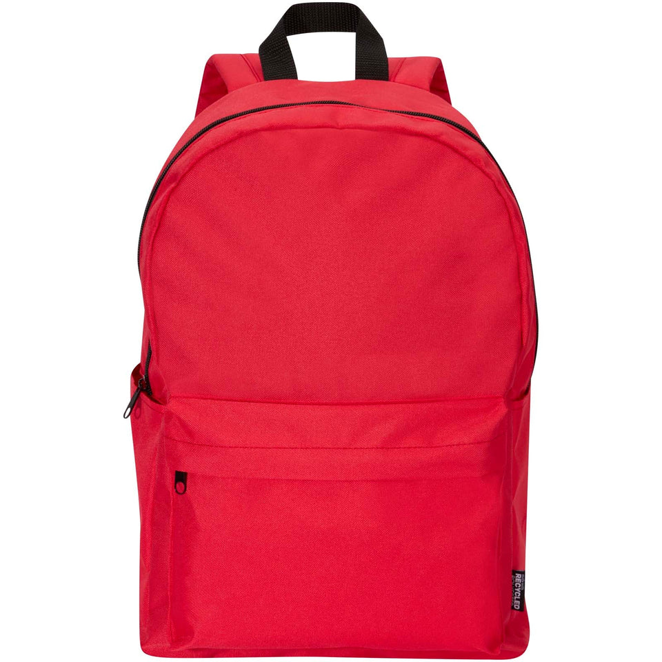 Zaino per portatile da 14" in materiale riciclato certificato GRS da 16 litri Byron personalizzato con logo - Pubblienne