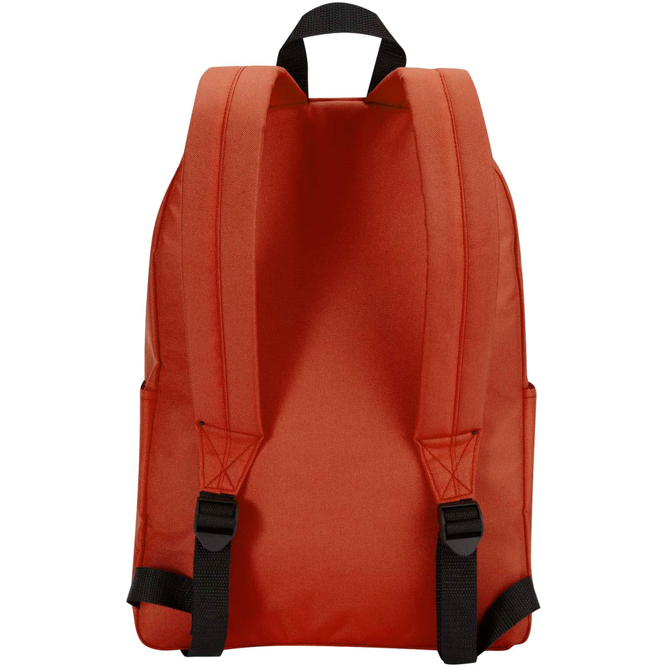 Zaino per portatile da 14" in materiale riciclato certificato GRS da 16 litri Byron personalizzato con logo - Pubblienne