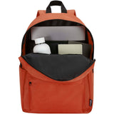 Zaino per portatile da 14" in materiale riciclato certificato GRS da 16 litri Byron personalizzato con logo - Pubblienne