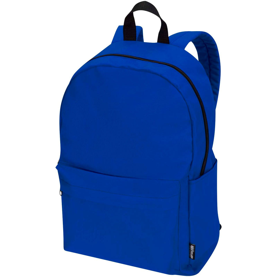 Zaino per portatile da 14" in materiale riciclato certificato GRS da 16 litri Byron personalizzato con logo - Pubblienne