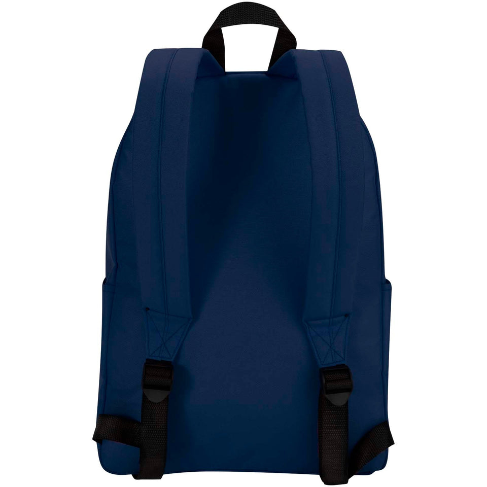 Zaino per portatile da 14" in materiale riciclato certificato GRS da 16 litri Byron personalizzato con logo - Pubblienne