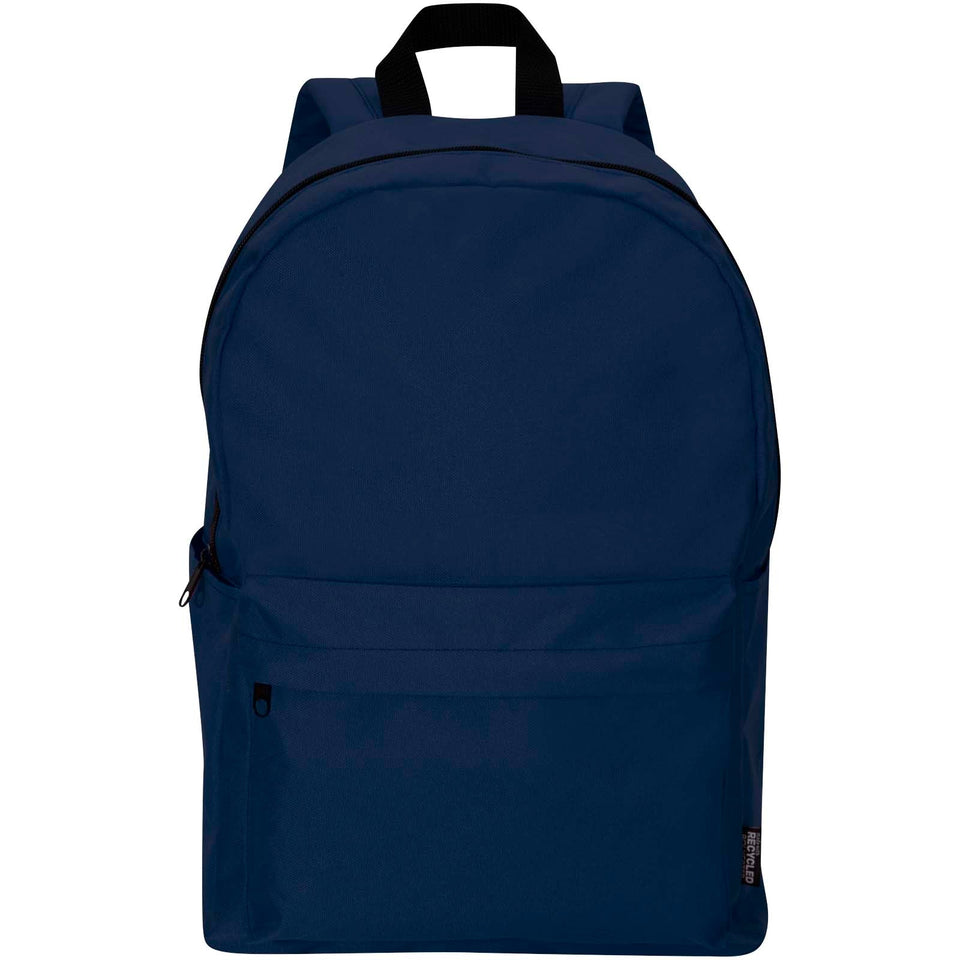 Zaino per portatile da 14" in materiale riciclato certificato GRS da 16 litri Byron personalizzato con logo - Pubblienne