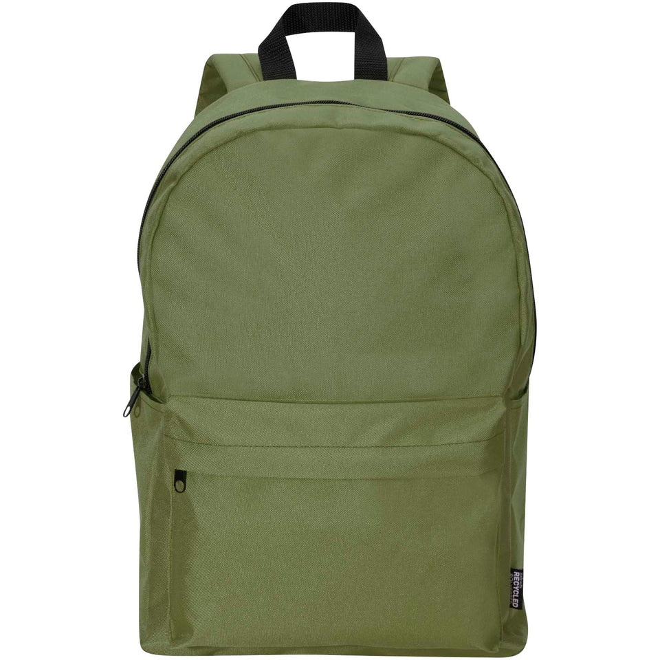 Zaino per portatile da 14" in materiale riciclato certificato GRS da 16 litri Byron personalizzato con logo - Pubblienne