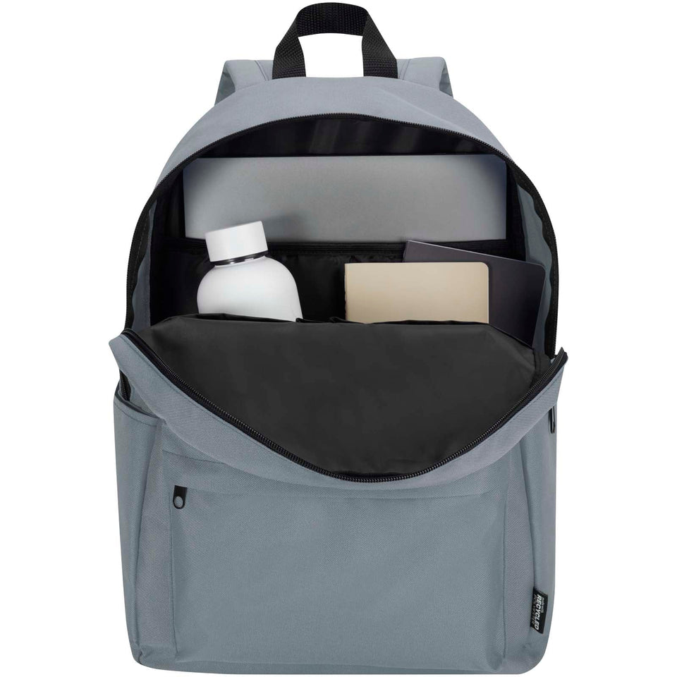 Zaino per portatile da 14" in materiale riciclato certificato GRS da 16 litri Byron personalizzato con logo - Pubblienne