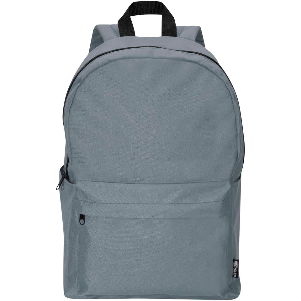 Zaino per portatile da 14" in materiale riciclato certificato GRS da 16 litri Byron personalizzato con logo - Pubblienne