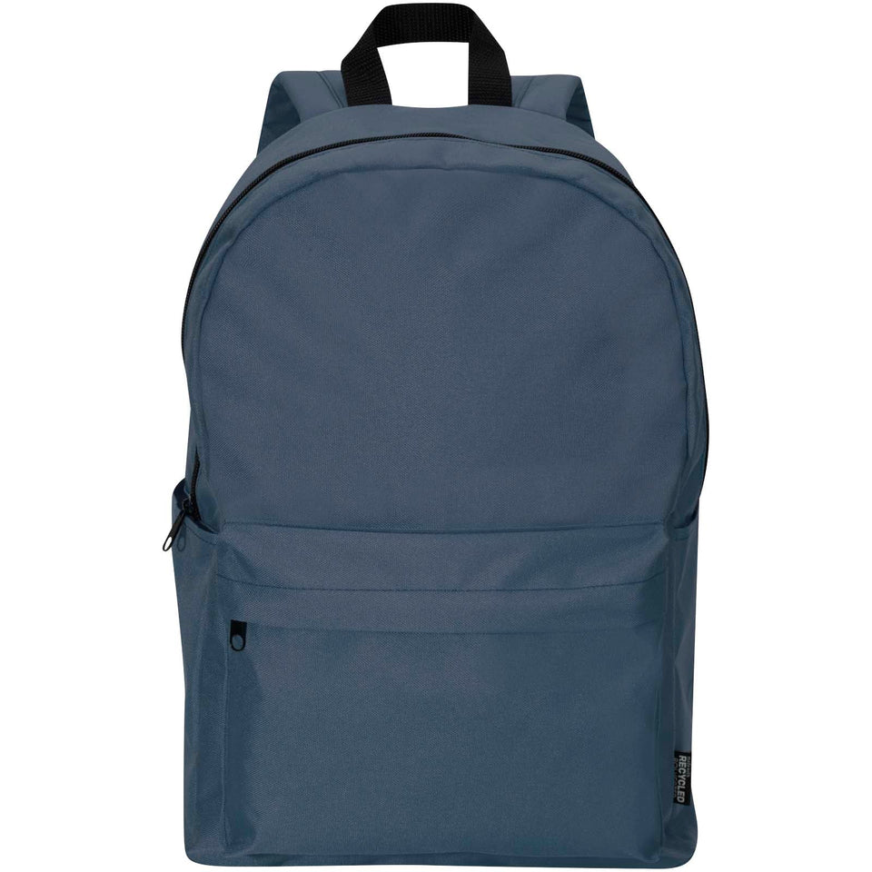 Zaino per portatile da 14" in materiale riciclato certificato GRS da 16 litri Byron personalizzato con logo - Pubblienne