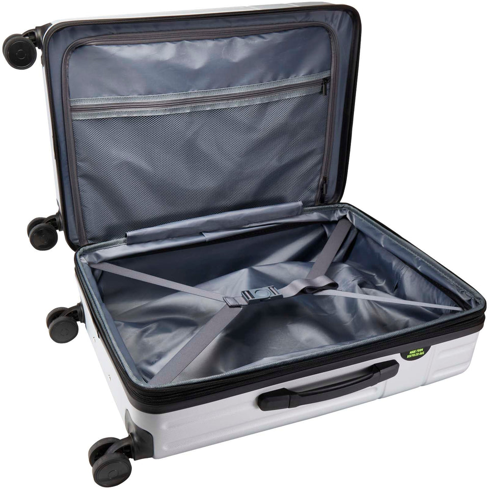 Trolley espandibile per portatile da 24" in materiale riciclato certificato GRS da 40 litri Rover personalizzato con logo - Pubblienne