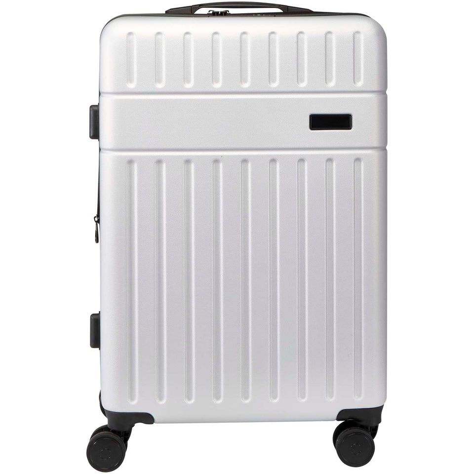 Trolley espandibile per portatile da 24" in materiale riciclato certificato GRS da 40 litri Rover personalizzato con logo - Pubblienne