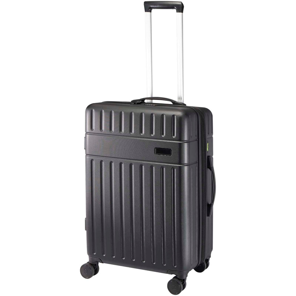 Trolley espandibile per portatile da 24" in materiale riciclato certificato GRS da 40 litri Rover personalizzato con logo - Pubblienne