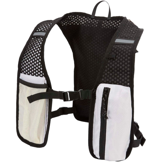 Gilet per la corsa in materiale riciclato certificato GRS con zainetto per l'idratazione da 5 litri Nomad personalizzato con logo - Pubblienne