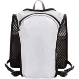 Gilet per la corsa in materiale riciclato certificato GRS con zainetto per l'idratazione da 5 litri Nomad personalizzato con logo - Pubblienne