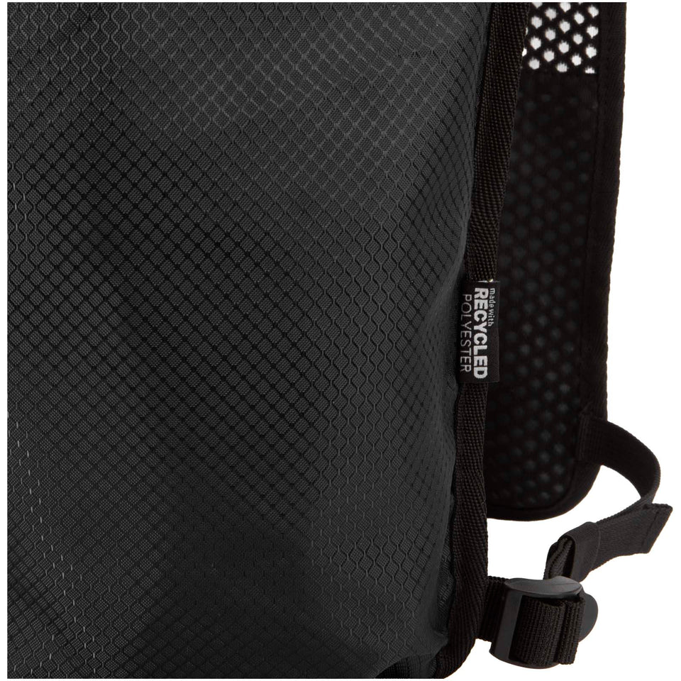 Gilet per la corsa in materiale riciclato certificato GRS con zainetto per l'idratazione da 5 litri Nomad personalizzato con logo - Pubblienne