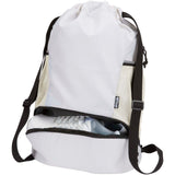 Borsa sportiva con cordoncino in materiale riciclato certificato GRS e scomparto inferiore da 18 litri Nomad personalizzato con logo - Pubblienne