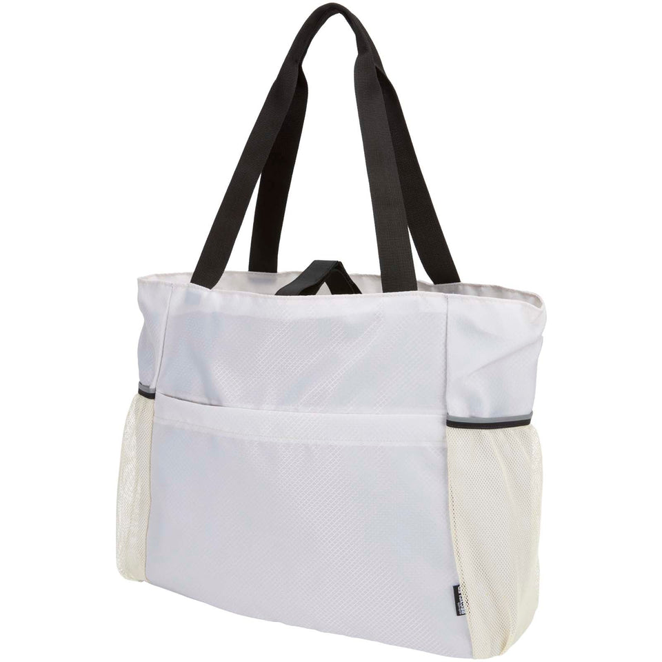 Tote bag per lo yoga in materiale riciclato certificato GRS da 18 litri Nomad personalizzato con logo - Pubblienne