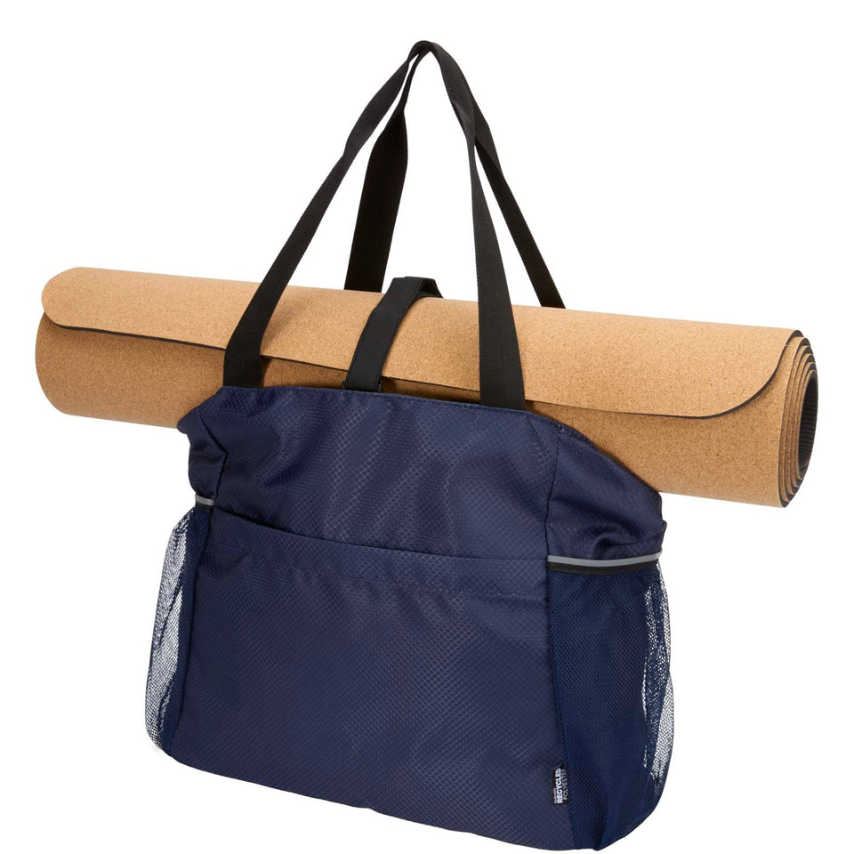 Tote bag per lo yoga in materiale riciclato certificato GRS da 18 litri Nomad personalizzato con logo - Pubblienne