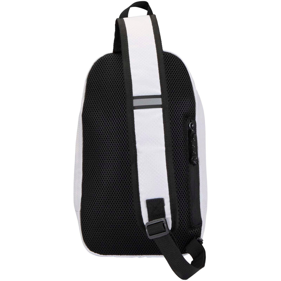 Borsa a tracolla per l'idratazione in materiale riciclato certificato GRS da 6 litri Nomad personalizzato con logo - Pubblienne