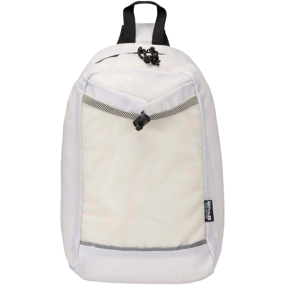 Borsa a tracolla per l'idratazione in materiale riciclato certificato GRS da 6 litri Nomad personalizzato con logo - Pubblienne
