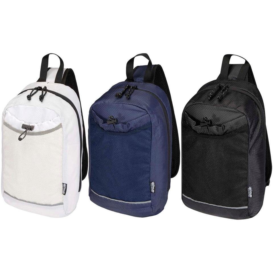 Borsa a tracolla per l'idratazione in materiale riciclato certificato GRS da 6 litri Nomad personalizzato con logo - Pubblienne