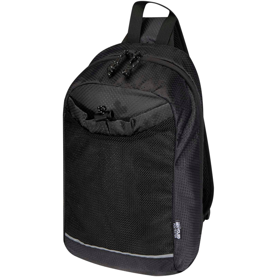 Borsa a tracolla per l'idratazione in materiale riciclato certificato GRS da 6 litri Nomad personalizzato con logo - Pubblienne