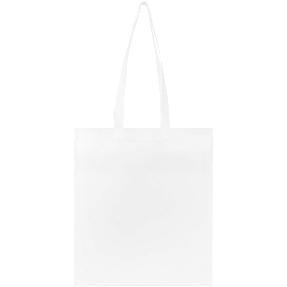 Tote bag convention in tessuto non tessuto riciclato certificato GRS da 6 litri EcoSeal personalizzato con logo - Pubblienne