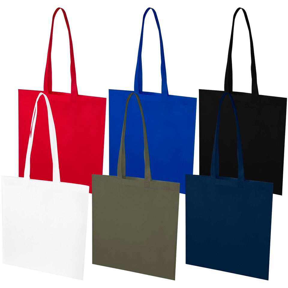 Tote bag convention in tessuto non tessuto riciclato certificato GRS da 6 litri EcoSeal personalizzato con logo - Pubblienne