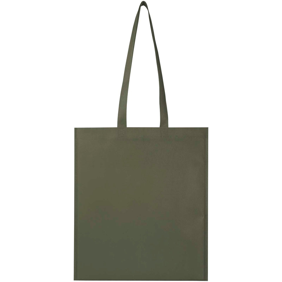 Tote bag convention in tessuto non tessuto riciclato certificato GRS da 6 litri EcoSeal personalizzato con logo - Pubblienne