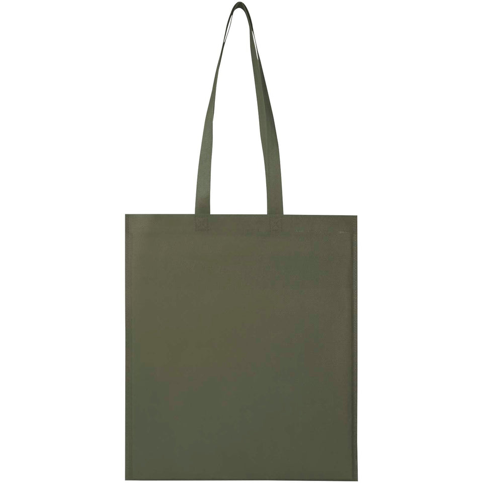 Tote bag convention in tessuto non tessuto riciclato certificato GRS da 6 litri EcoSeal personalizzato con logo - Pubblienne
