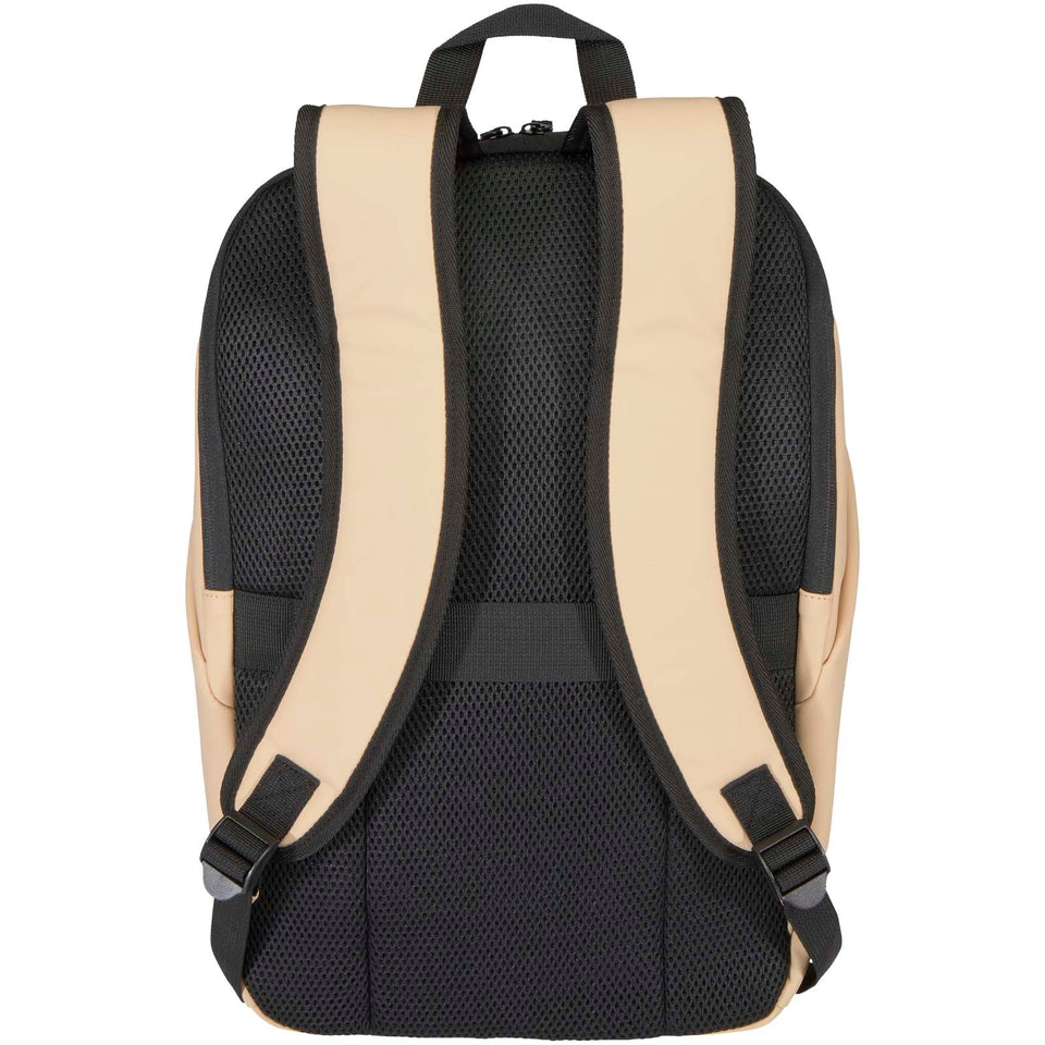 Zaino antifurto per portatile da 15" in materiale riciclato certificato GRS Resi Plus - 18L personalizzato con logo - Pubblienne