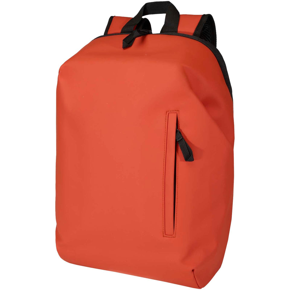 Zaino antifurto per portatile da 15" in materiale riciclato certificato GRS Resi Plus - 18L personalizzato con logo - Pubblienne