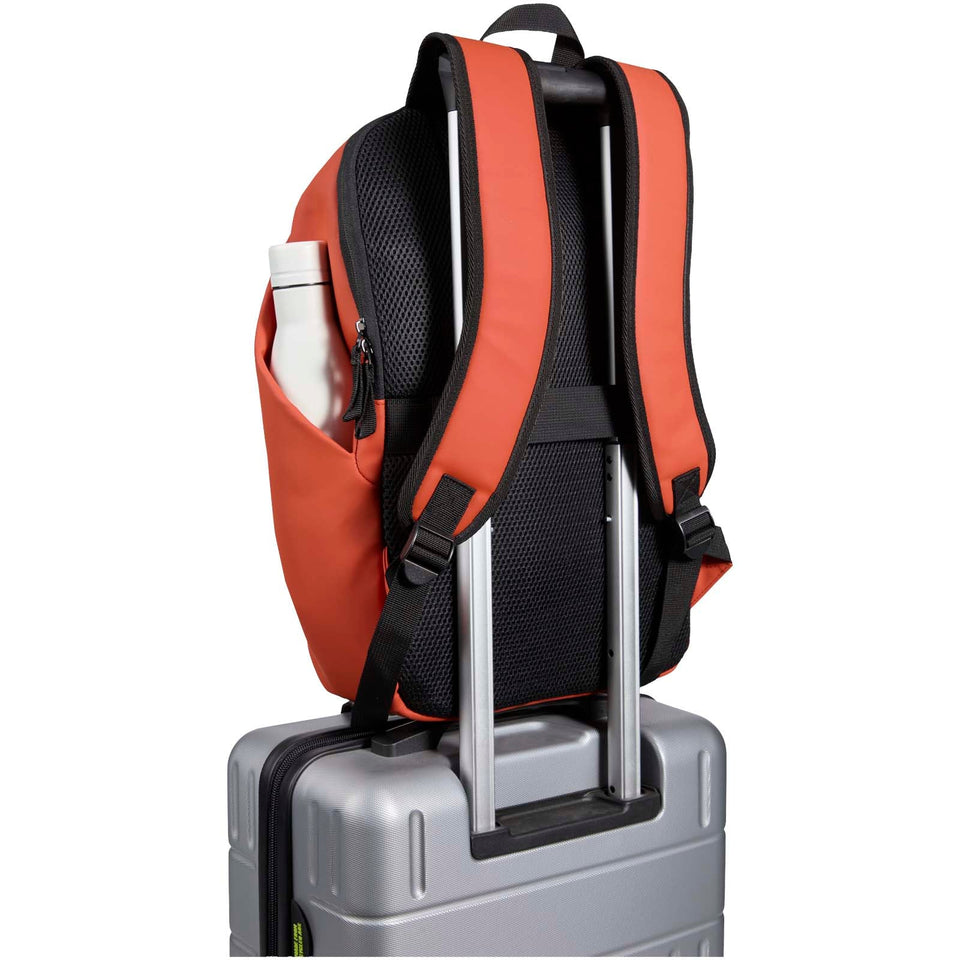 Zaino antifurto per portatile da 15" in materiale riciclato certificato GRS Resi Plus - 18L personalizzato con logo - Pubblienne