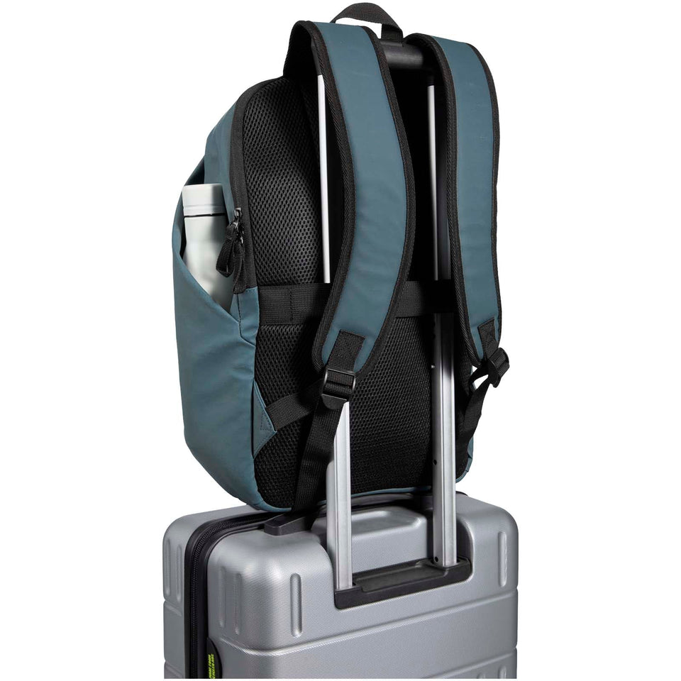 Zaino antifurto per portatile da 15" in materiale riciclato certificato GRS Resi Plus - 18L personalizzato con logo - Pubblienne