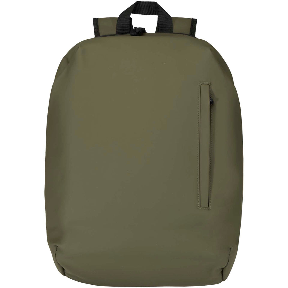 Zaino antifurto per portatile da 15" in materiale riciclato certificato GRS Resi Plus - 18L personalizzato con logo - Pubblienne