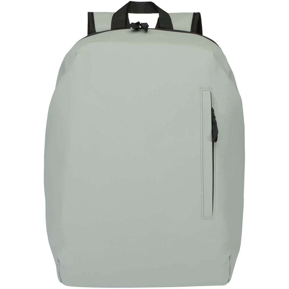 Zaino antifurto per portatile da 15" in materiale riciclato certificato GRS Resi Plus - 18L personalizzato con logo - Pubblienne