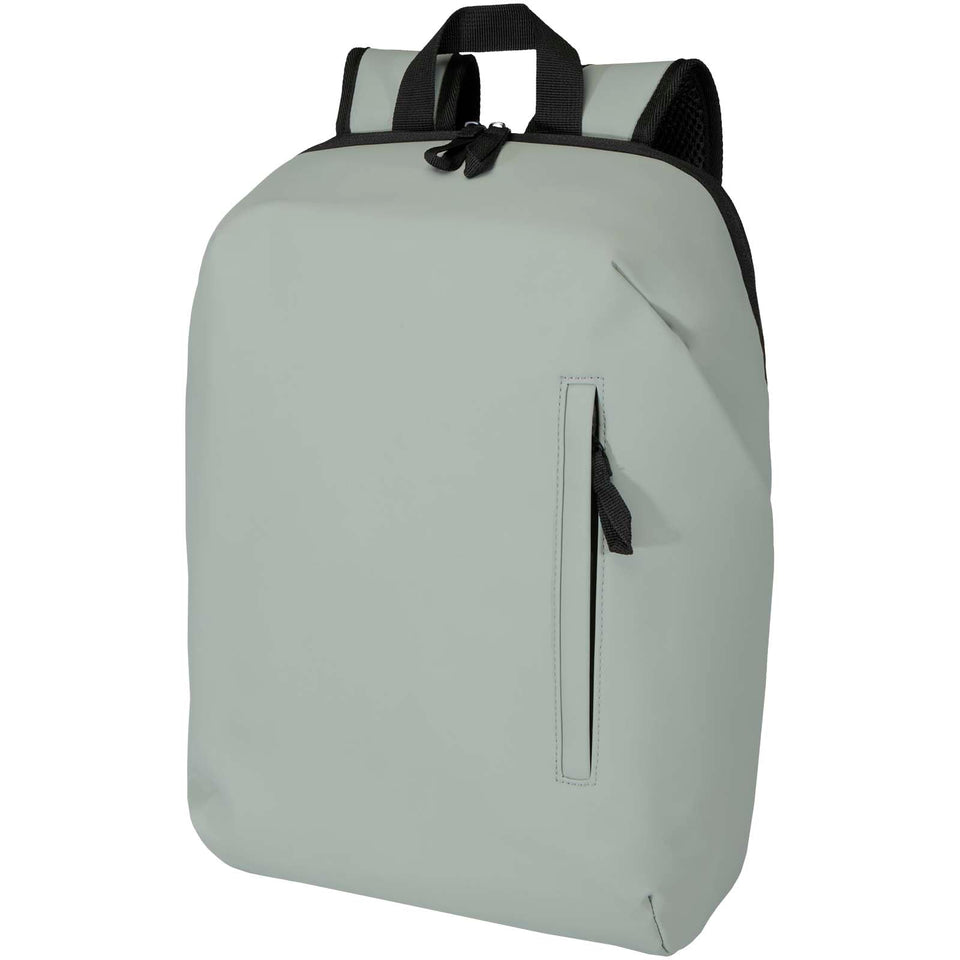 Zaino antifurto per portatile da 15" in materiale riciclato certificato GRS Resi Plus - 18L personalizzato con logo - Pubblienne