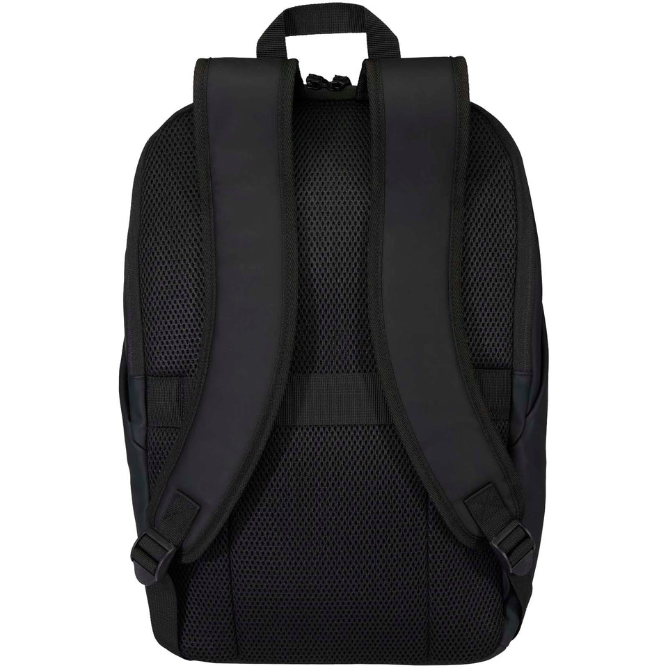 Zaino antifurto per portatile da 15" in materiale riciclato certificato GRS Resi Plus - 18L personalizzato con logo - Pubblienne
