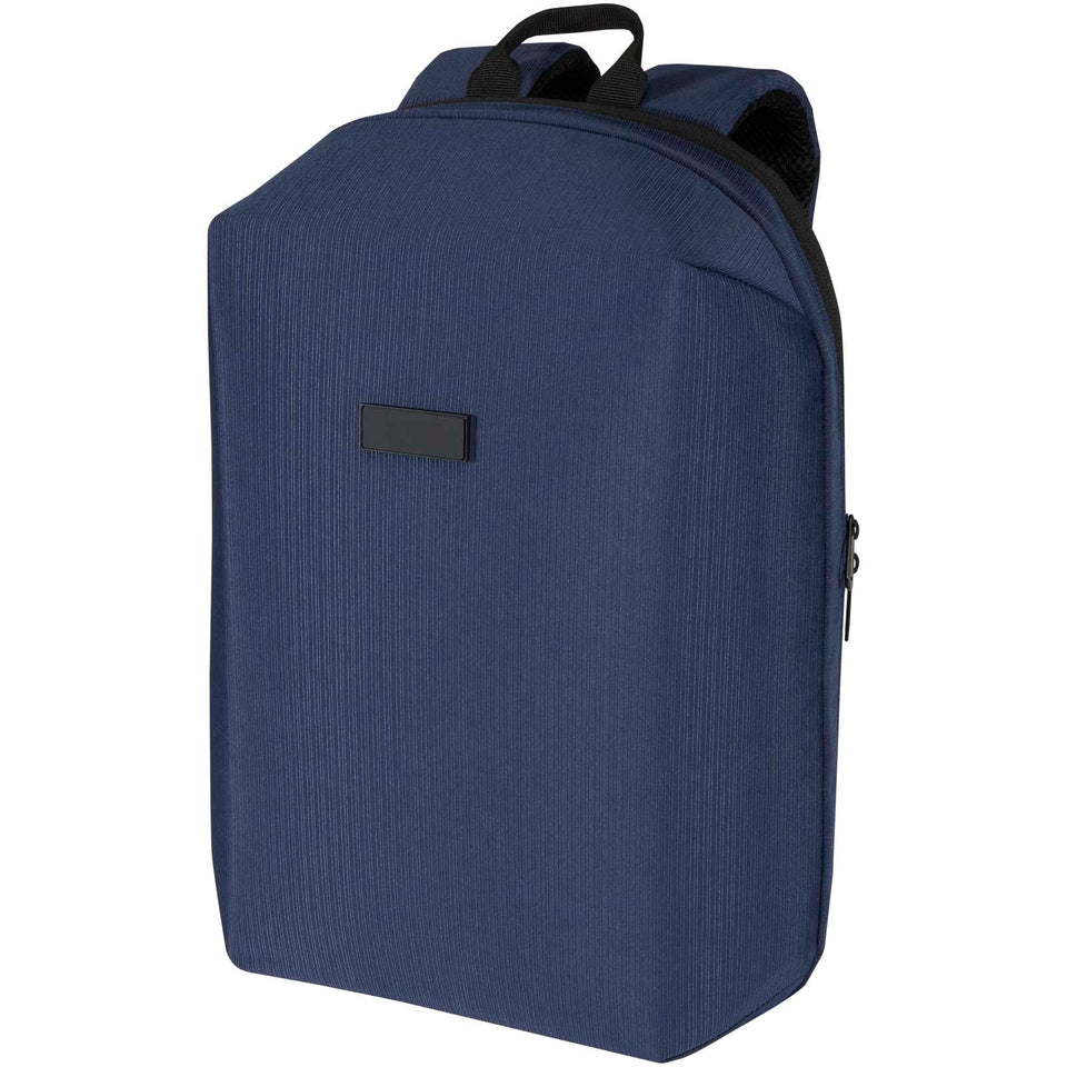 Zaino antifurto per portatile da 15" in materiale riciclato certificato GRS Luma - 10L personalizzato con logo - Pubblienne