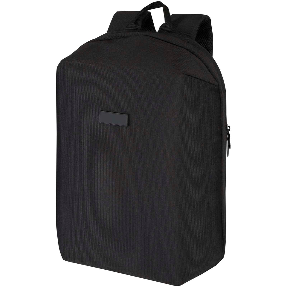 Zaino antifurto per portatile da 15" in materiale riciclato certificato GRS Luma - 10L personalizzato con logo - Pubblienne